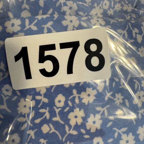 Old Navy Blue Floral Tiered Sleeveless Maxi Dress Womens Size L Cottagecore Flow - Picture 6 of 6